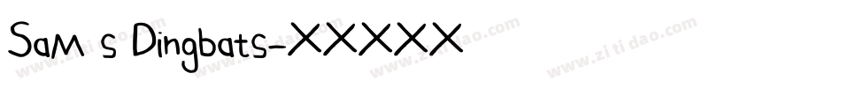 Sam s Dingbats字体转换